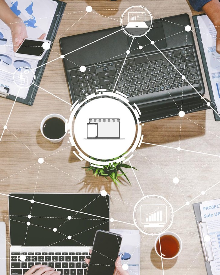 Computers sharing omnichannel data