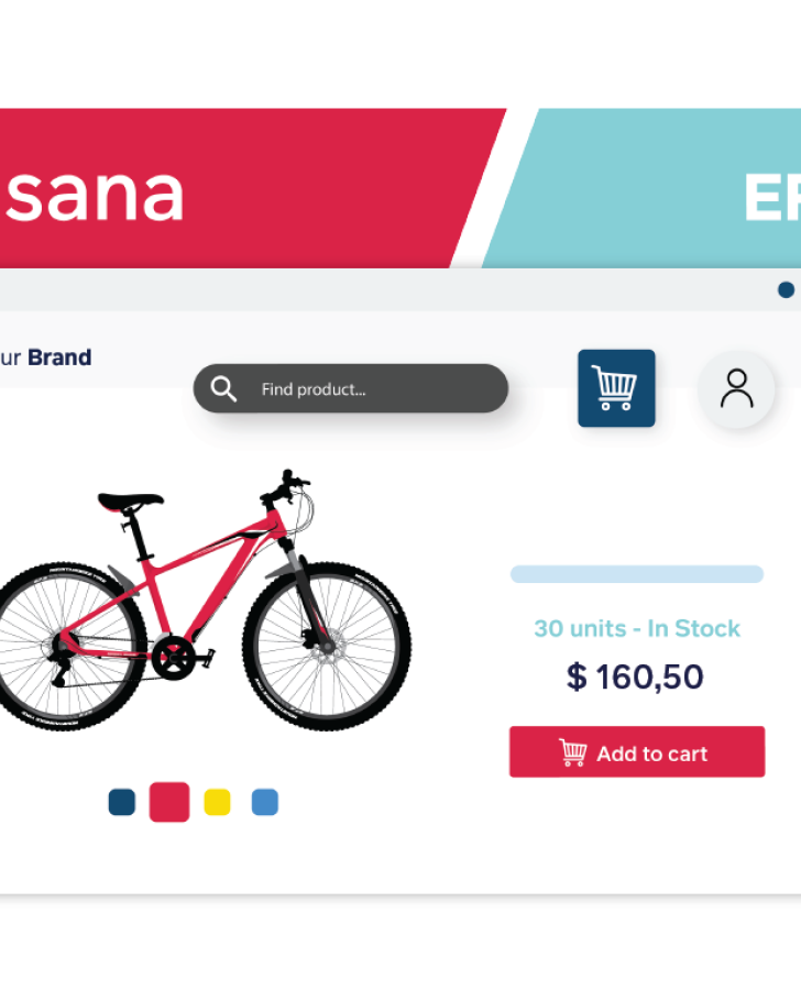 ERP-integrated e-commerce software