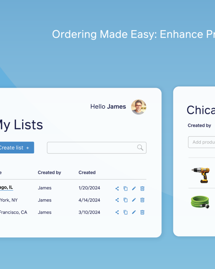 Enhanced My Lists feature: Simplify product management with category overview