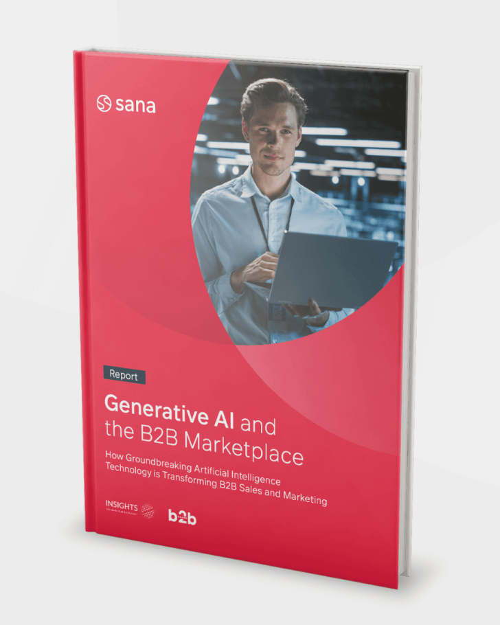 report generative AI and the B2B marketplace resized