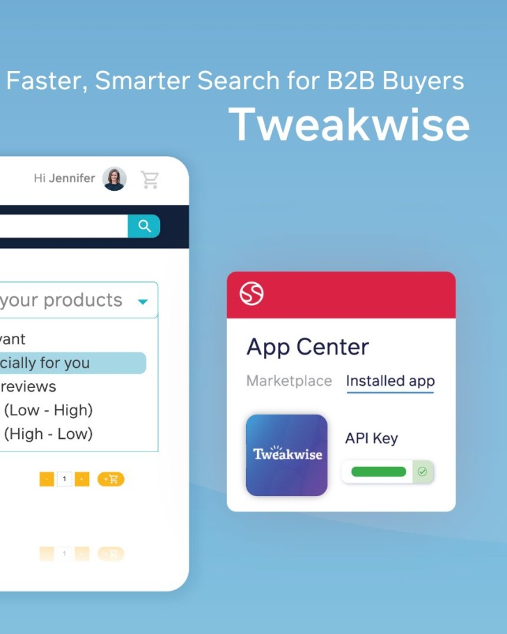 Preview of Tweakwise functionality on Sana Commerce Cloud