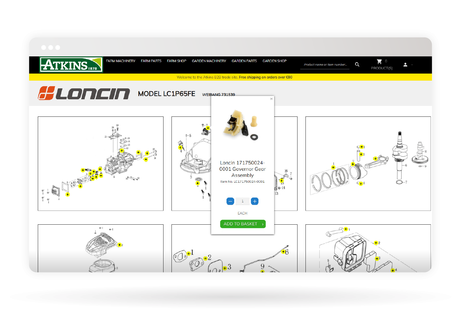 Atkins Highlighted Featured with Sana Commerce Cloud