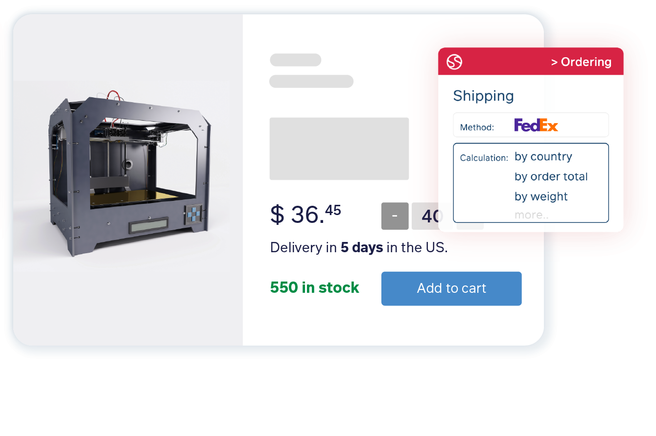 Local shipping methods