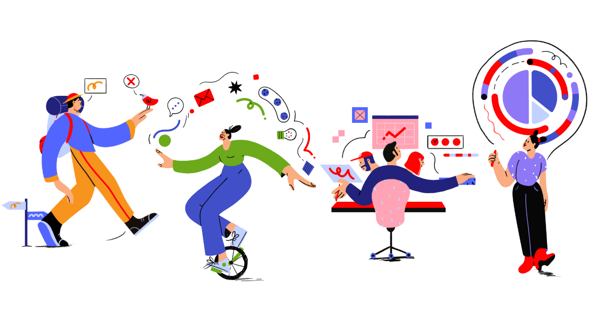 All 4 digital distance personas