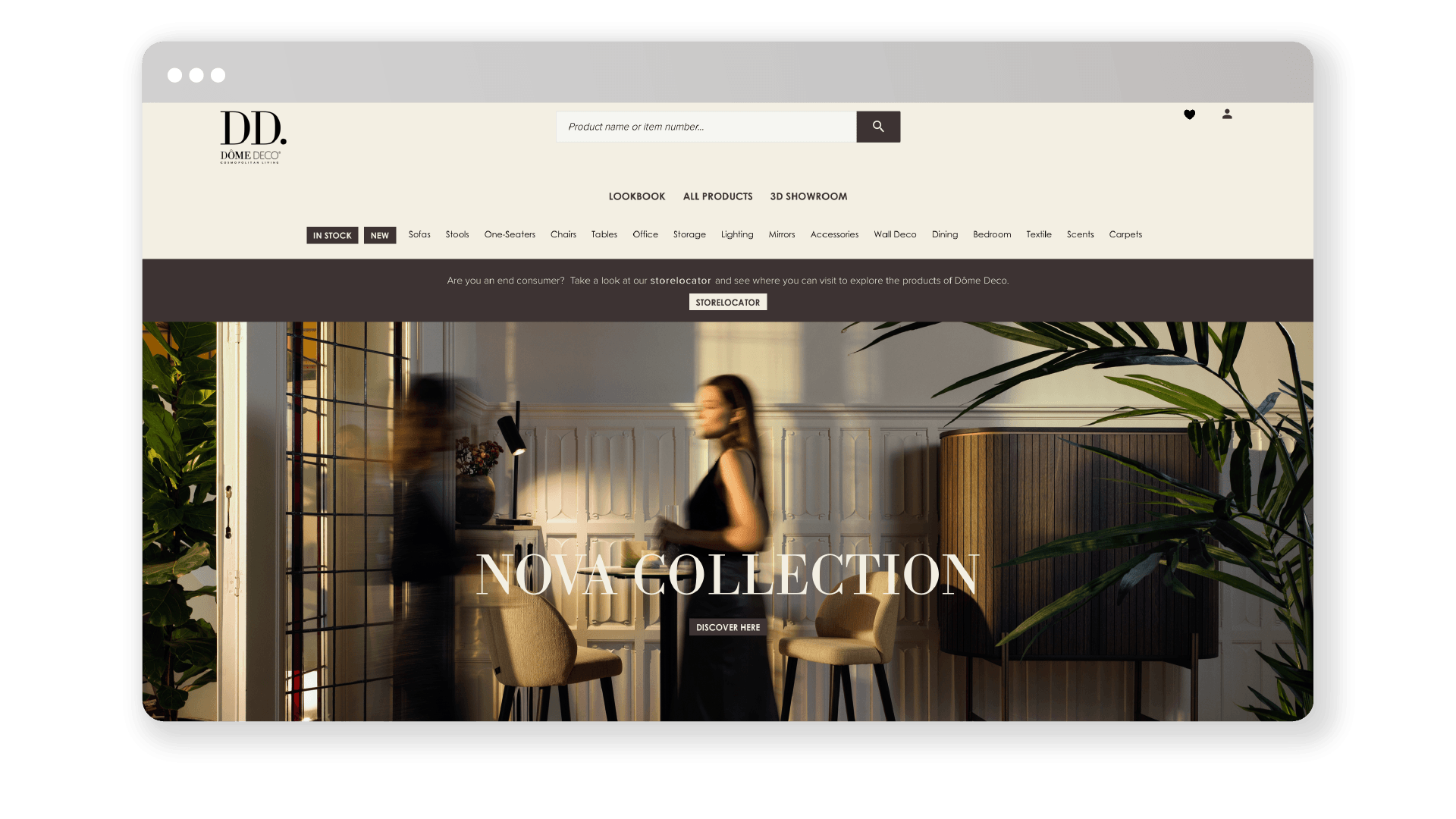 dome deco web store home page