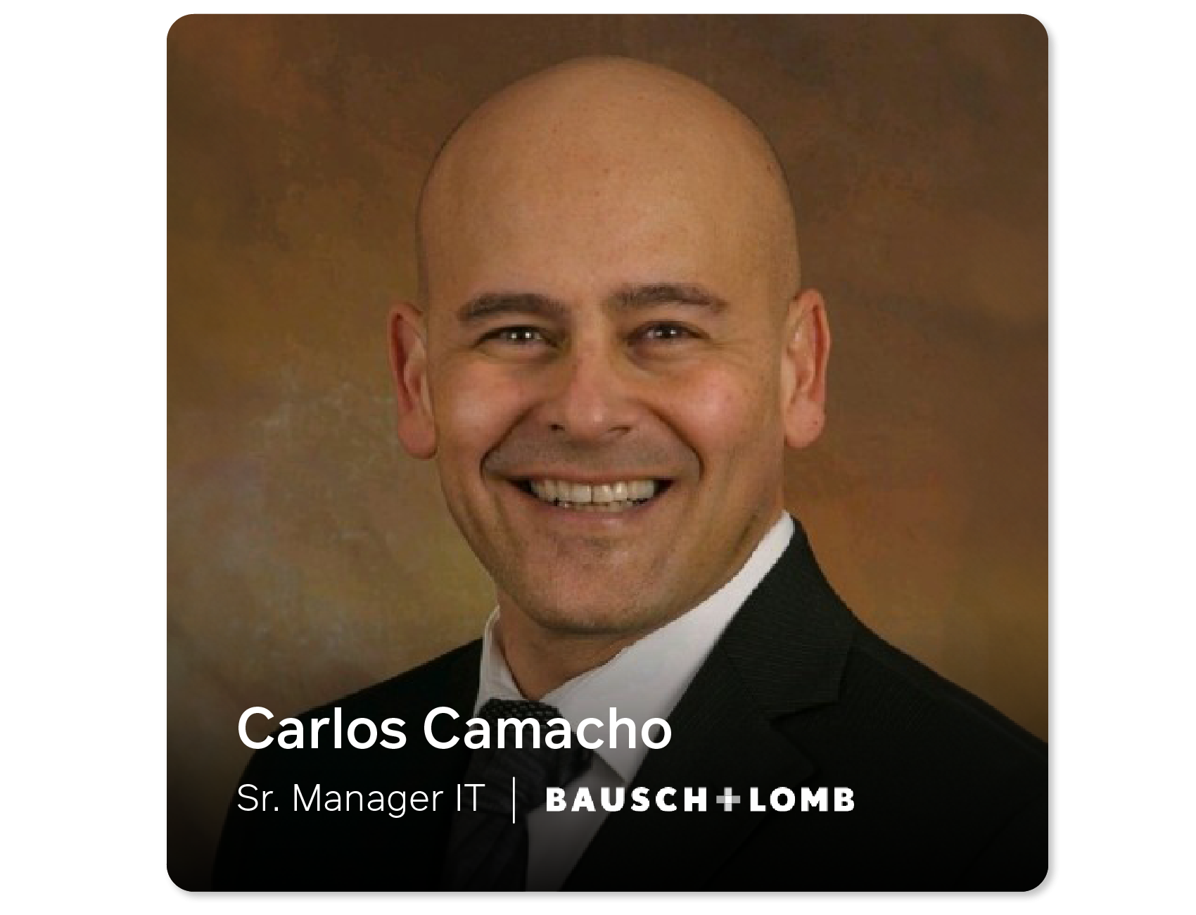 Carlos Camacho, Global eCommerce Lead at Bausch + Lomb