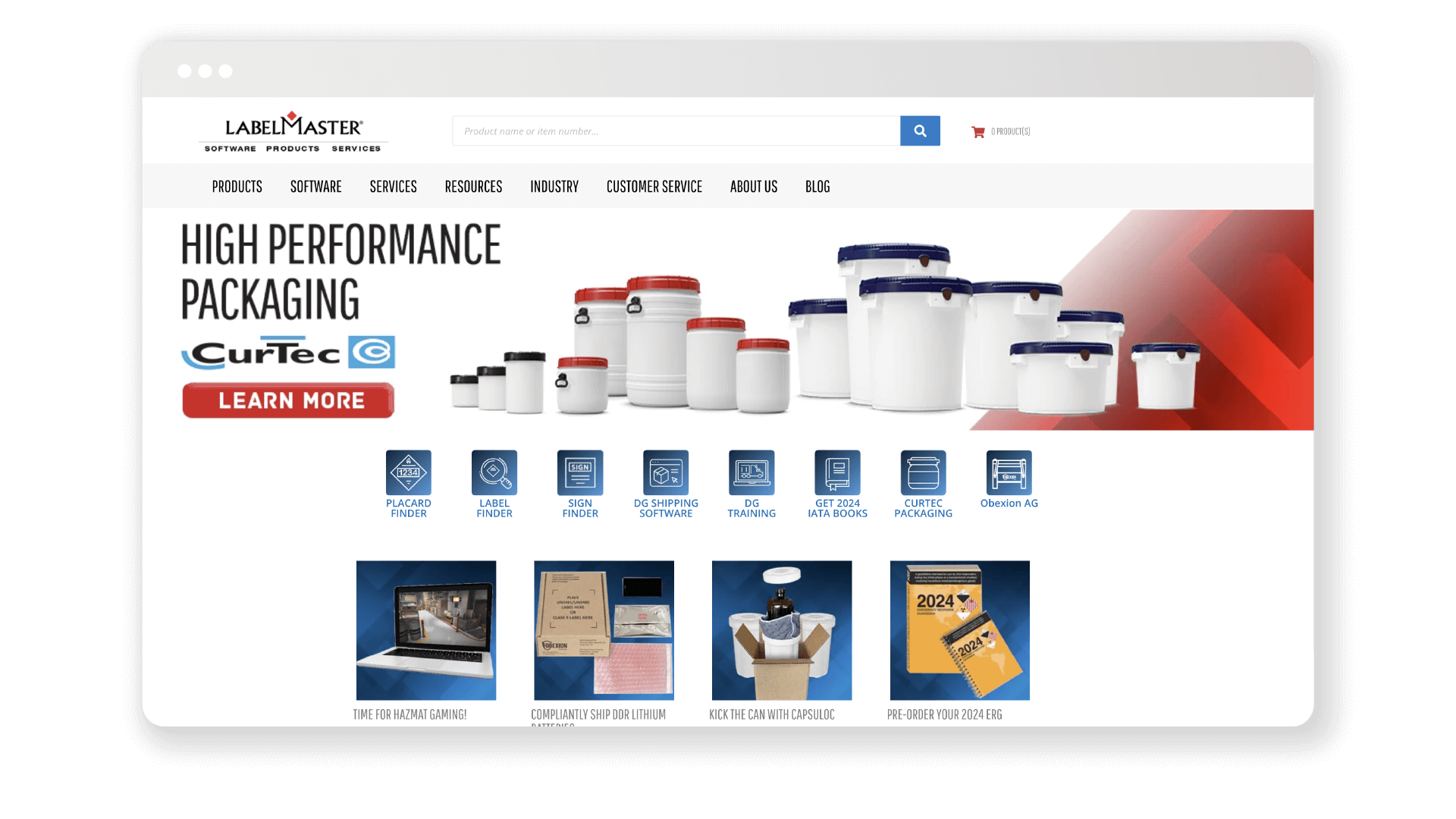 labelmaster sana commerce cloud web store