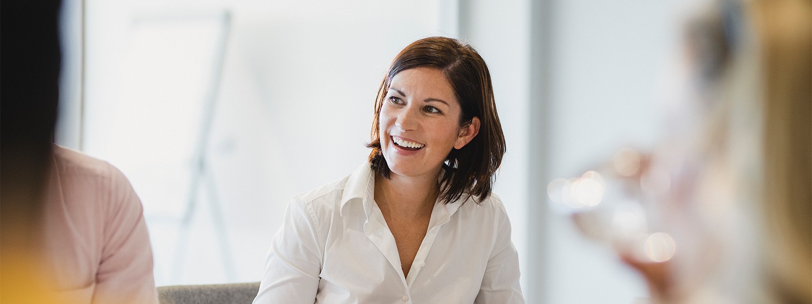 Woman in meetingroom