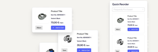 Quick Reorder Buyer Widget Product Visual