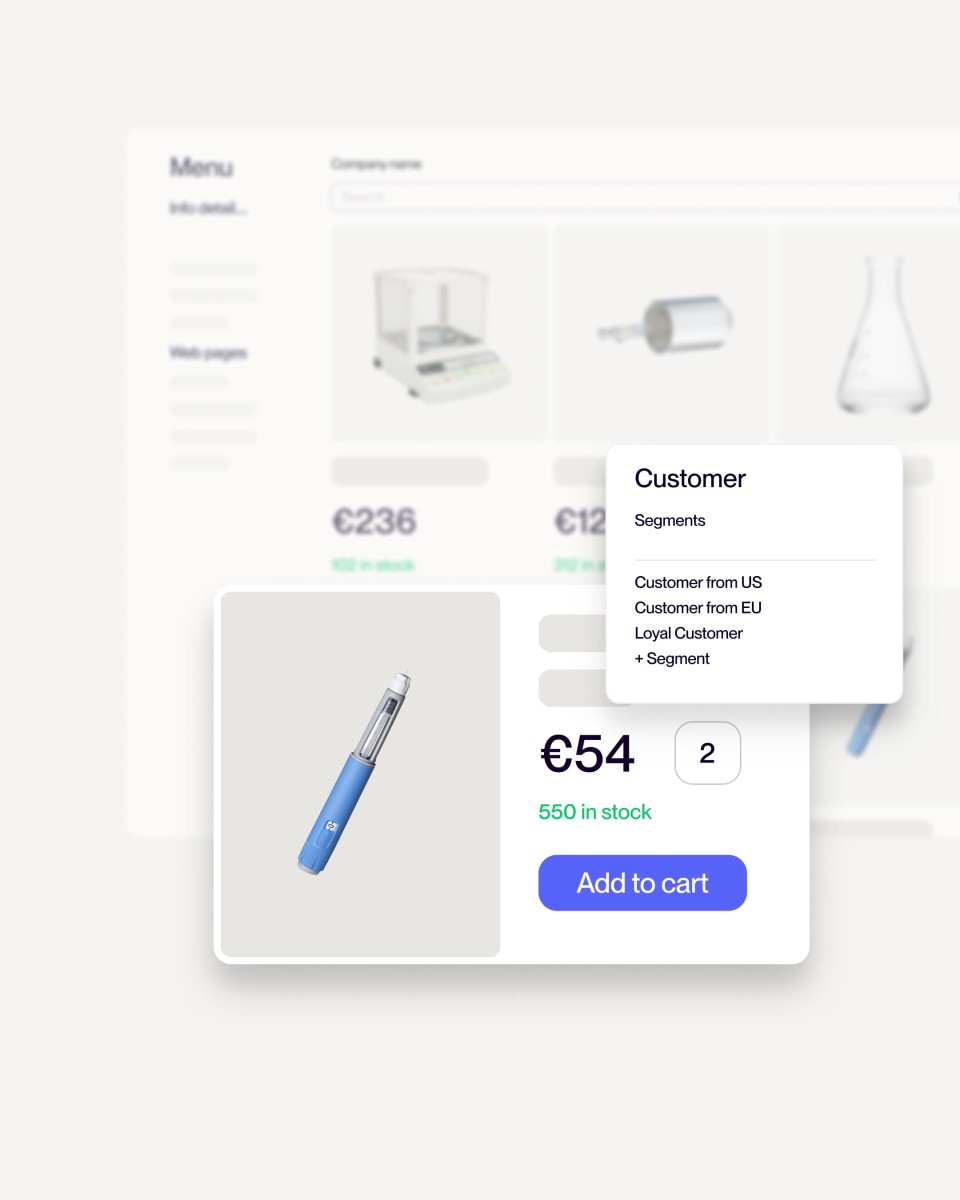 Content & Store Management product visual