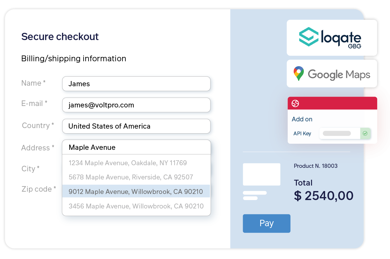 Address auto-complete