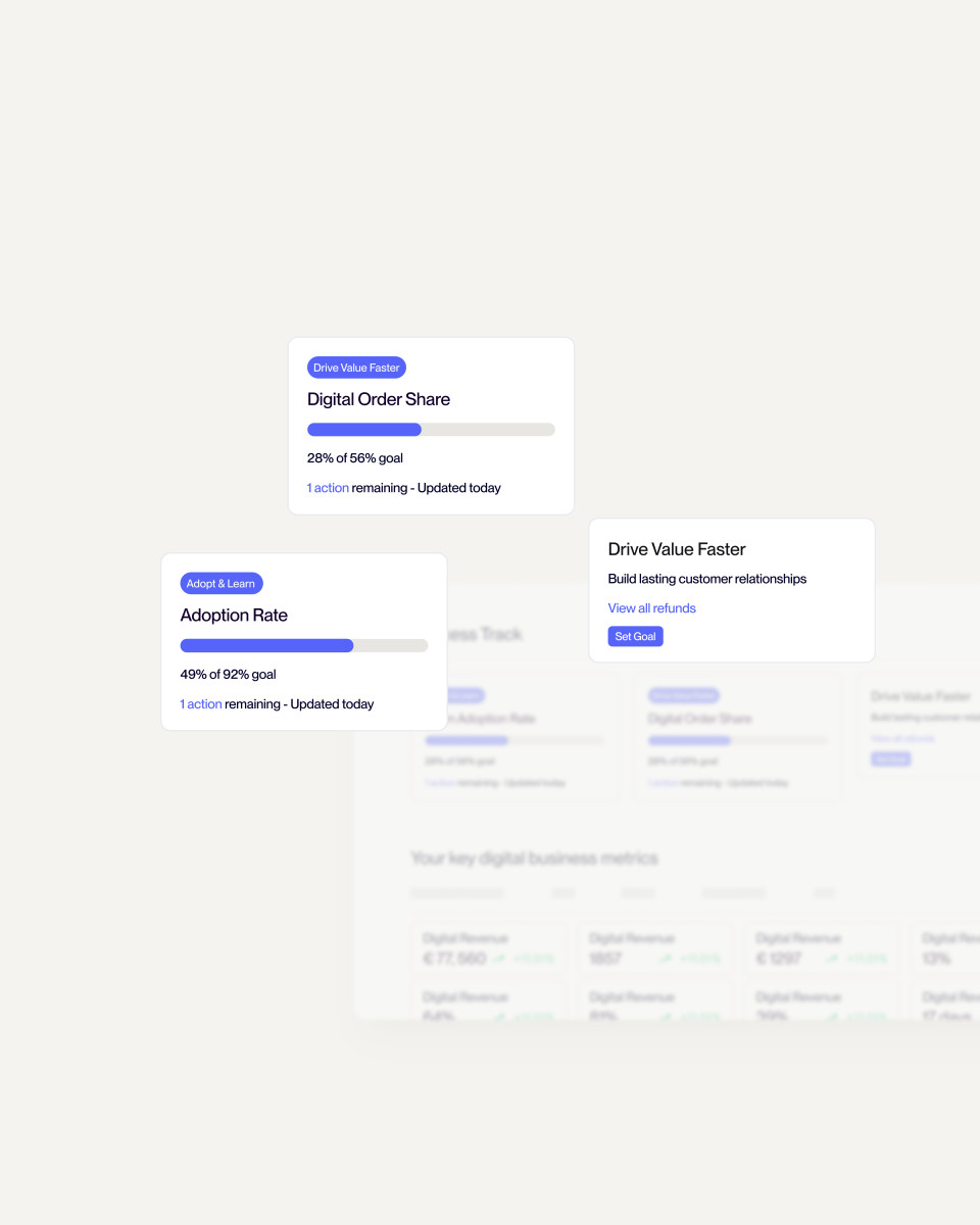 Commerce console Success Track Portrait Product Visual 2160x2700