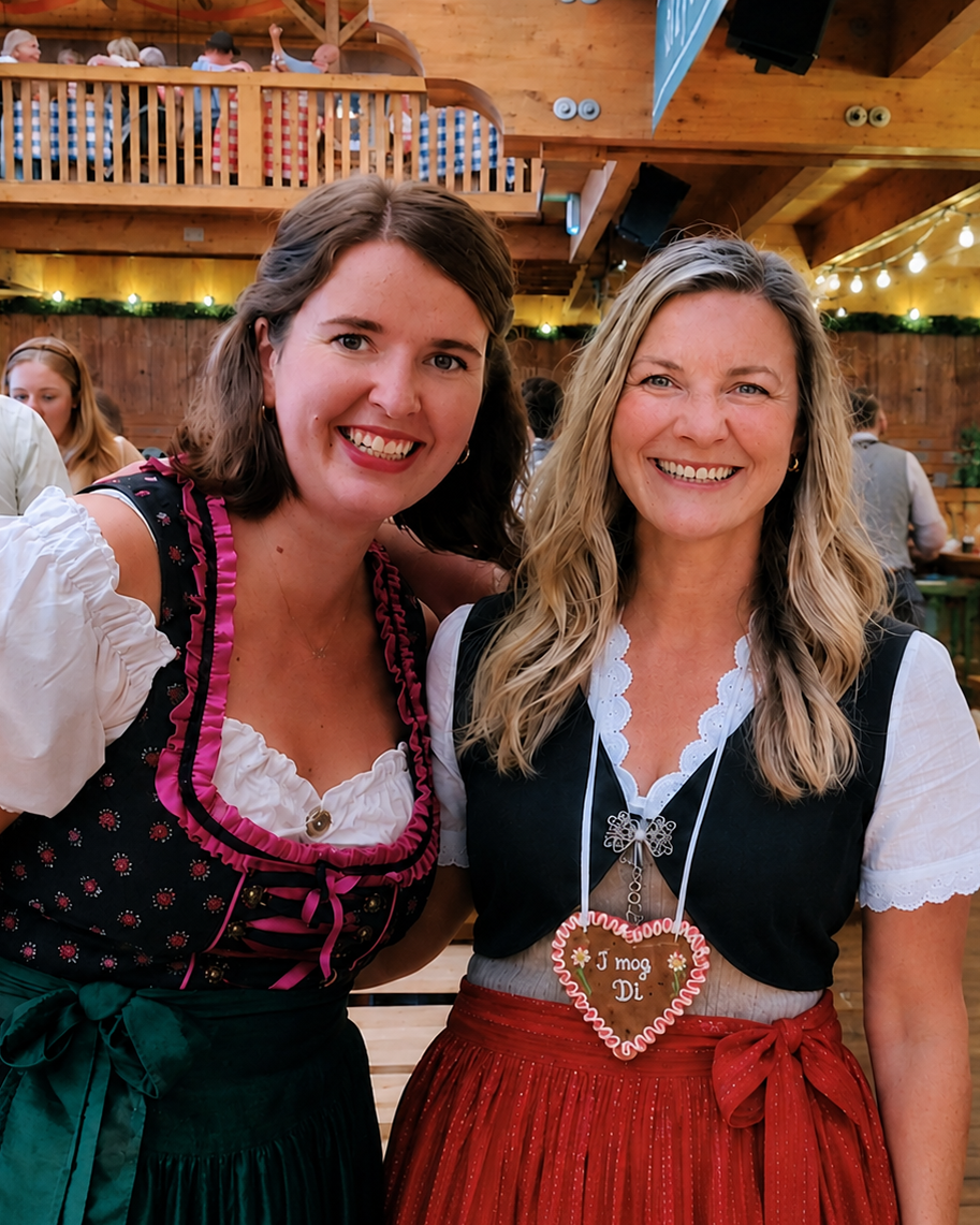 Picture of 2 women at Oktoberfest
