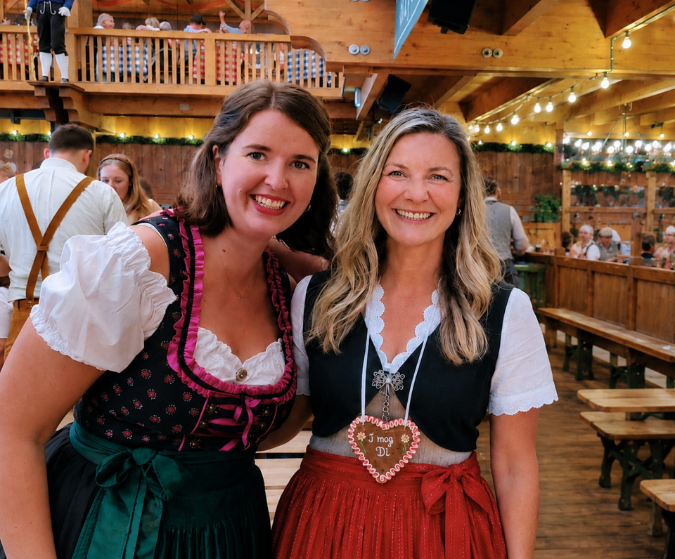 Picture of 2 women at Oktoberfest