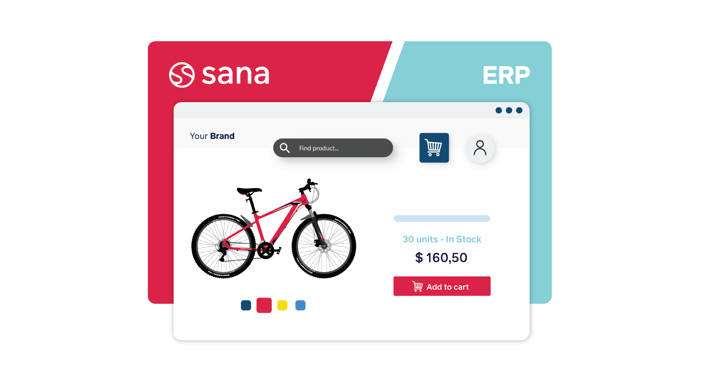 ERP-integrated e-commerce software