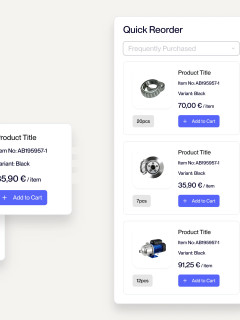 Quick Reorder Buyer Widget Product Visual