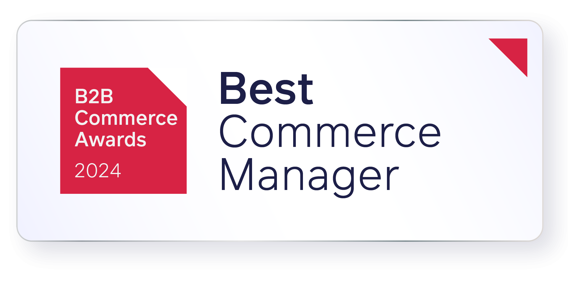 e-commerce awards best commerce manager