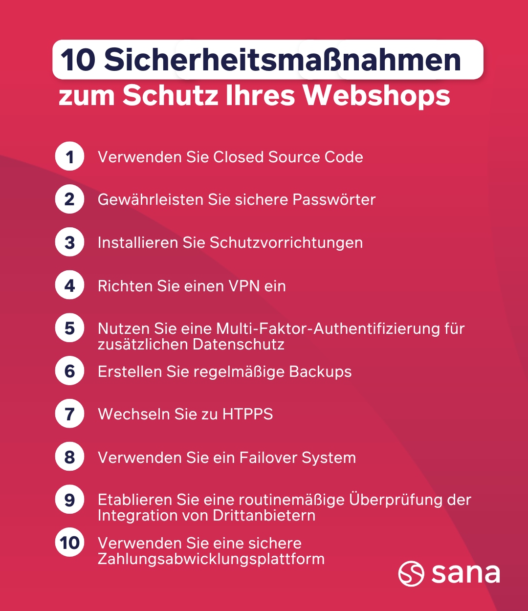 E-Commerce10 Sicherheitsmaßnahmen zum Schutz Ihres Webshops