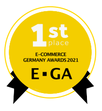 DE Homepage - Awards Element - Sana Commerce 1st place at E-Commerce Germany Awards