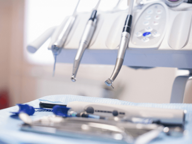 dental supplies on a table