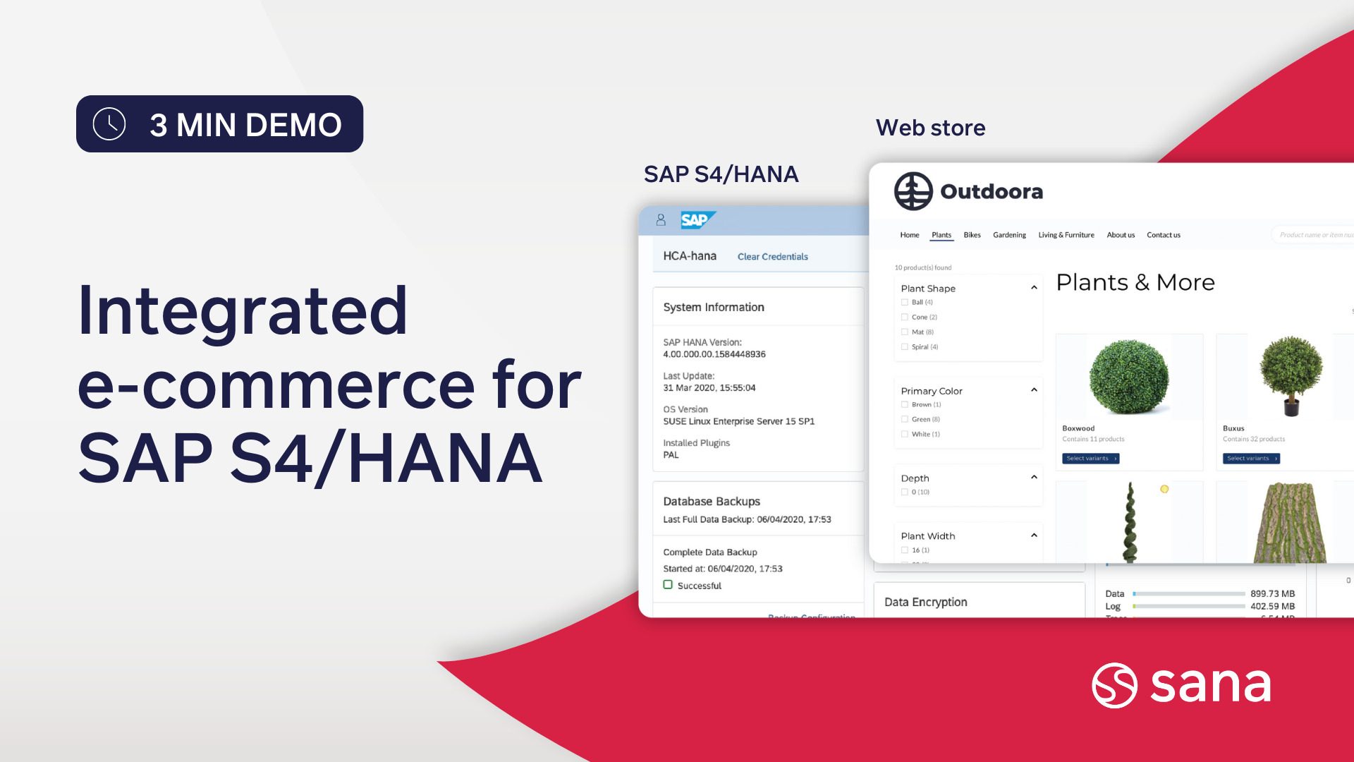 E-commerce for SAP S4HANA ERP - Sana Commerce Cloud 3 min demo video thumbnail