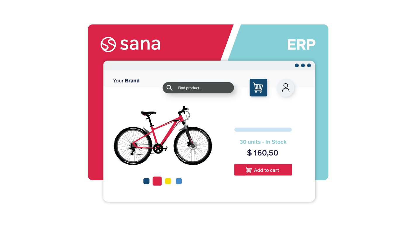 ERP-integrated e-commerce software