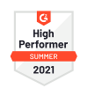 G2 High Performer Summer 2021