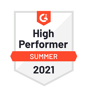 G2 High Performer Summer 2021