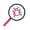 detect bugs icon