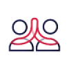 Icons geben sich High Five