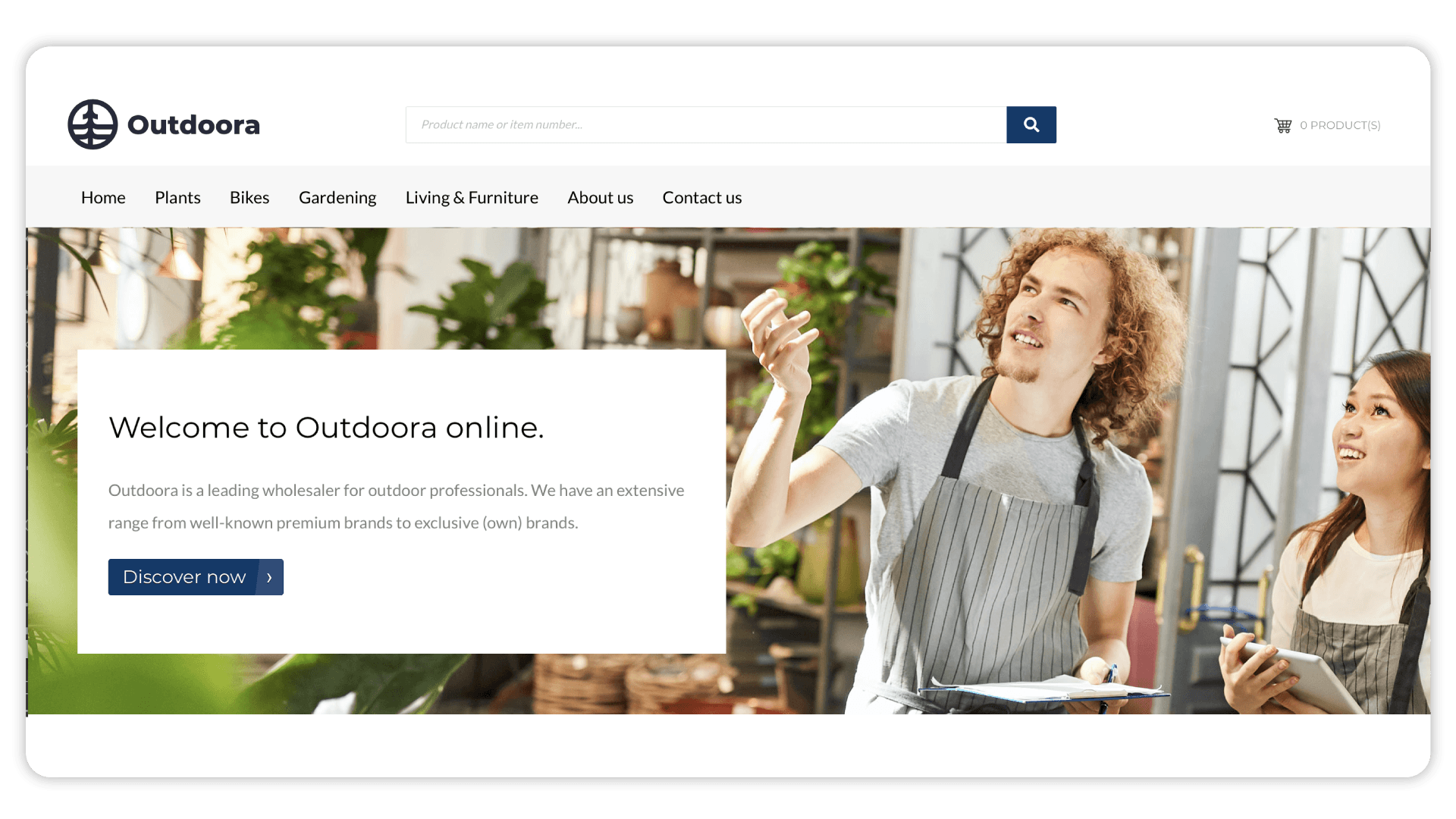 Outdoora Store E-commerce solution