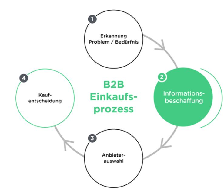 Schaubild B2B einkaufsprozess kriterien