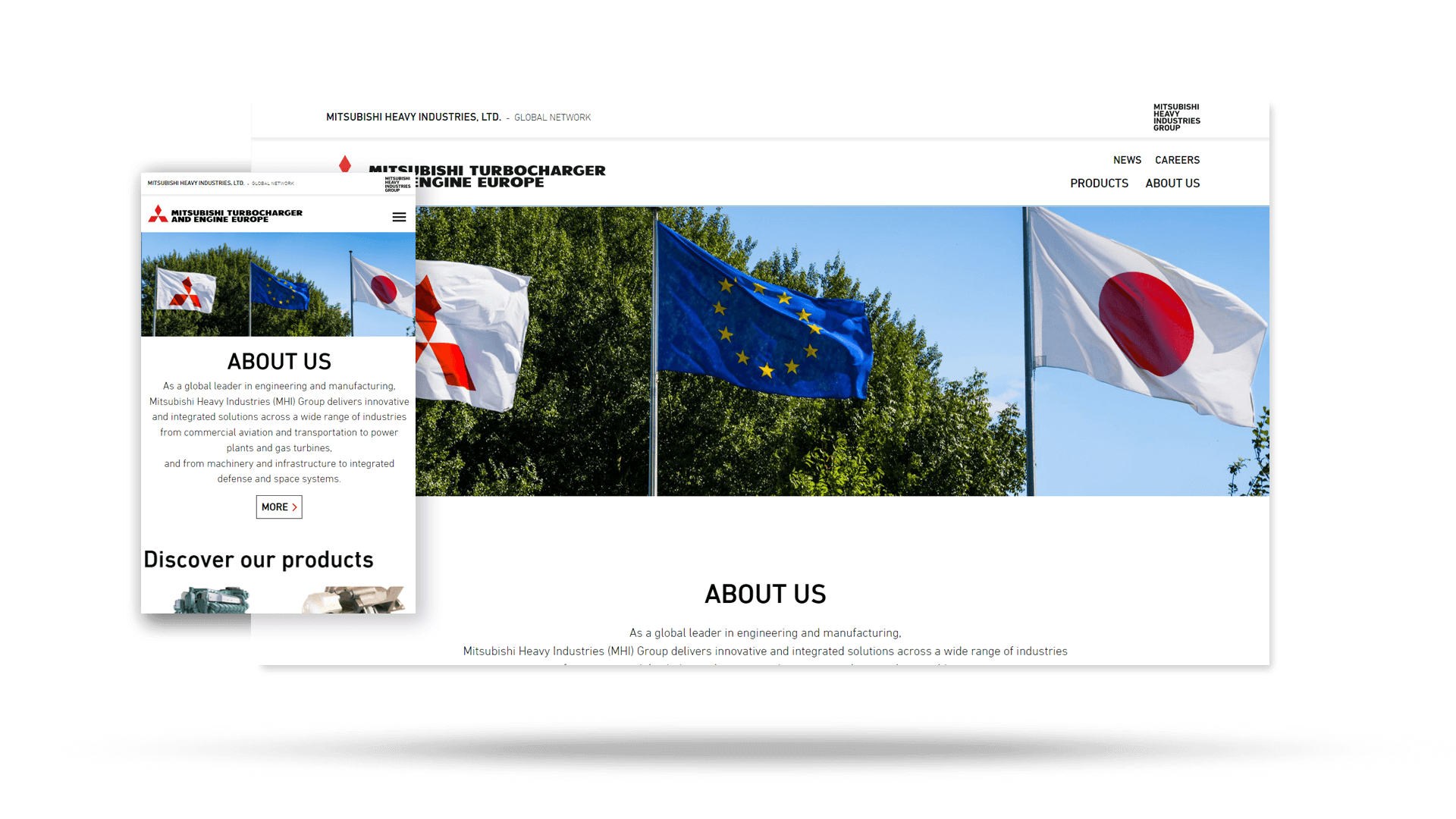 Mitsubishi Turbocharger Engine Europe Case Study Sana Commerce Web store design
