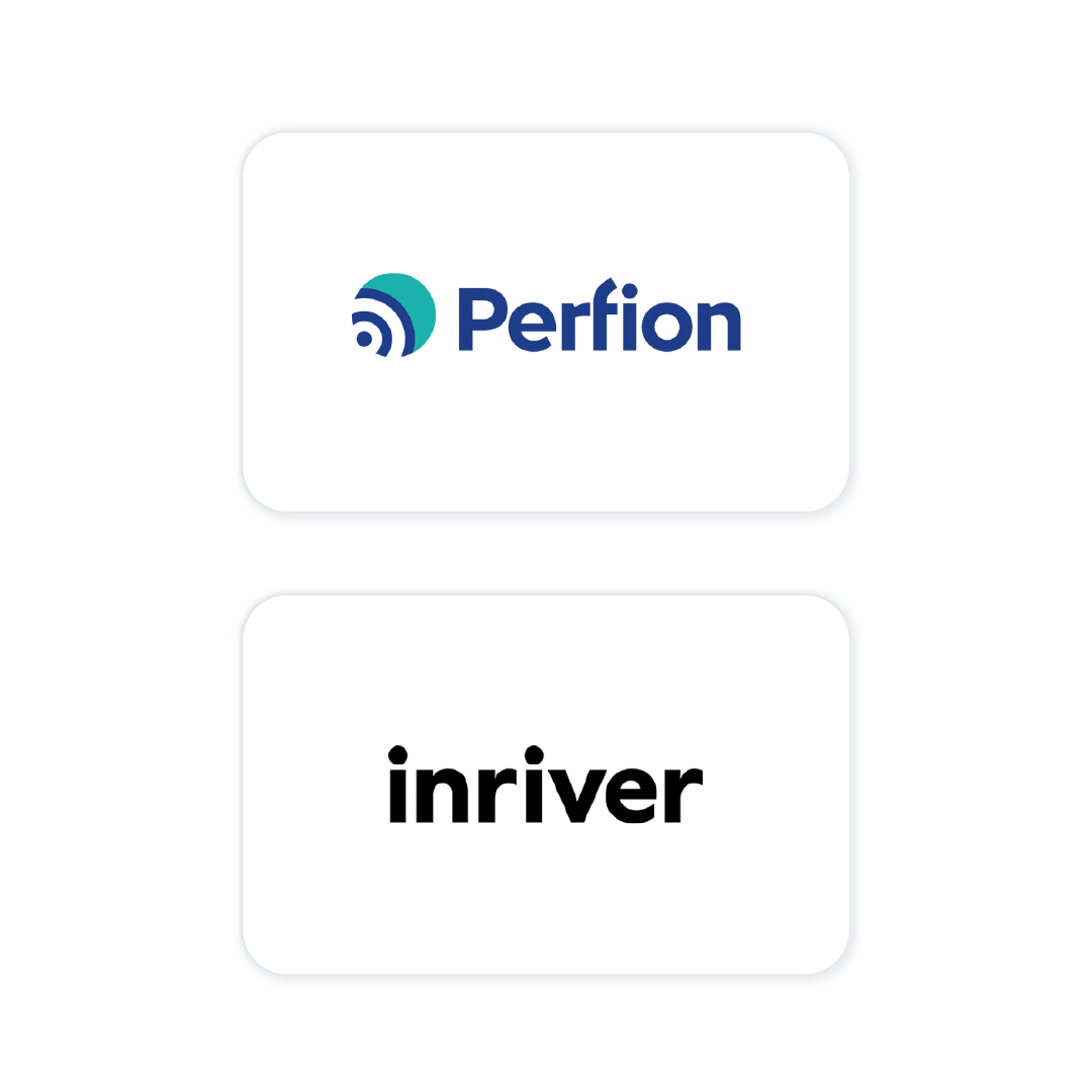 perfion and inriver logos
