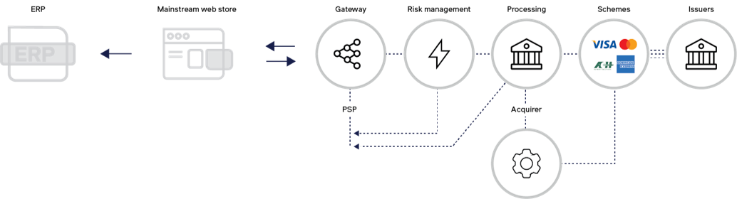 traditional payment service provider structure