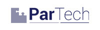 Small ParTech logo in blue