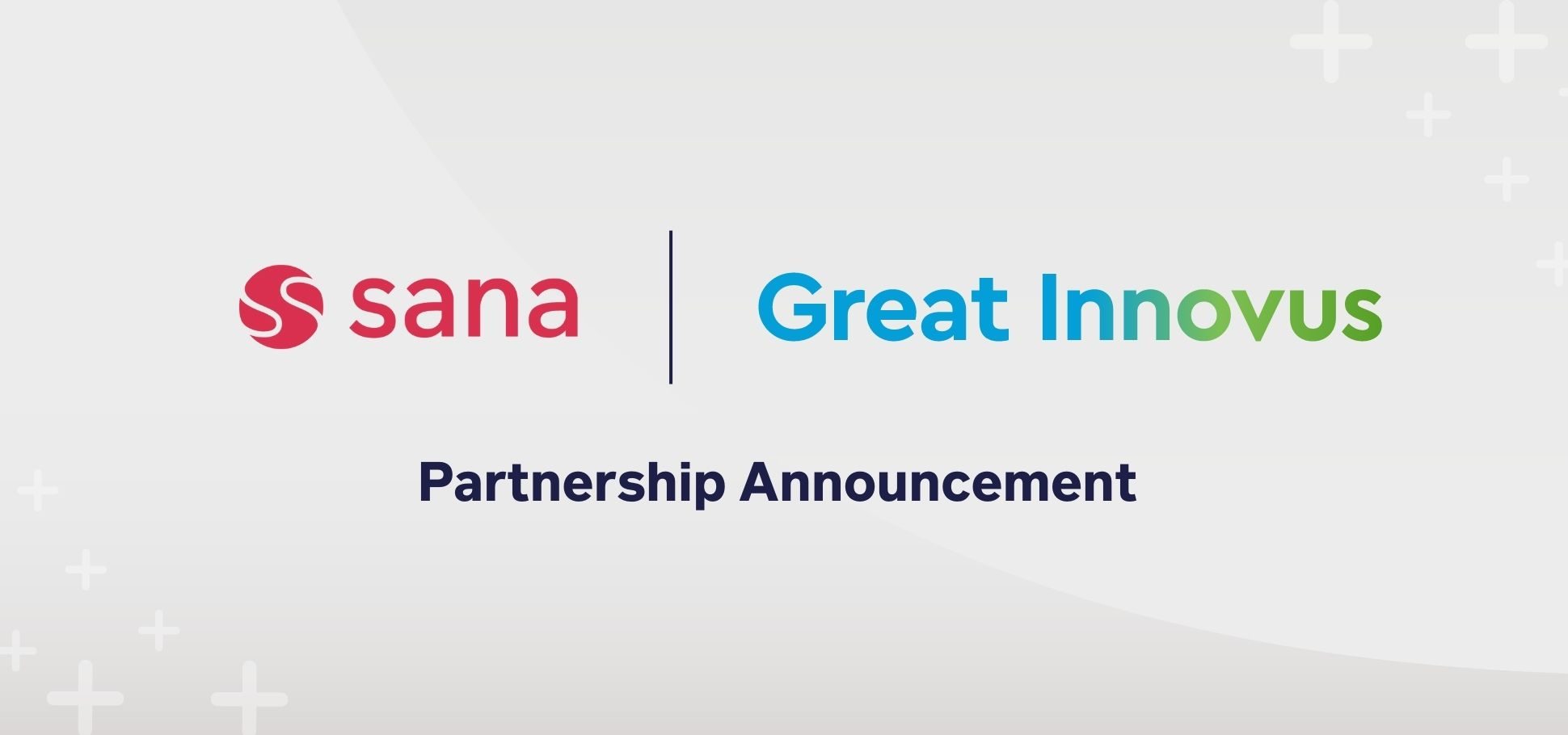 sana great innovus partnership announcement