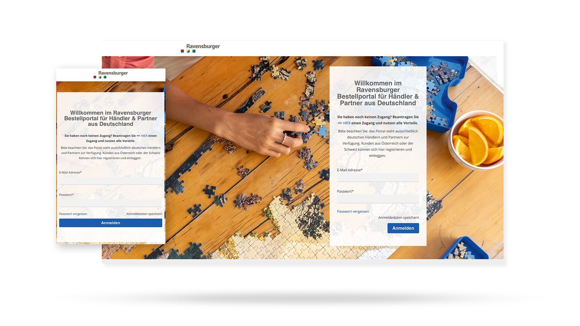 Ravensburger Online-Händlerportal