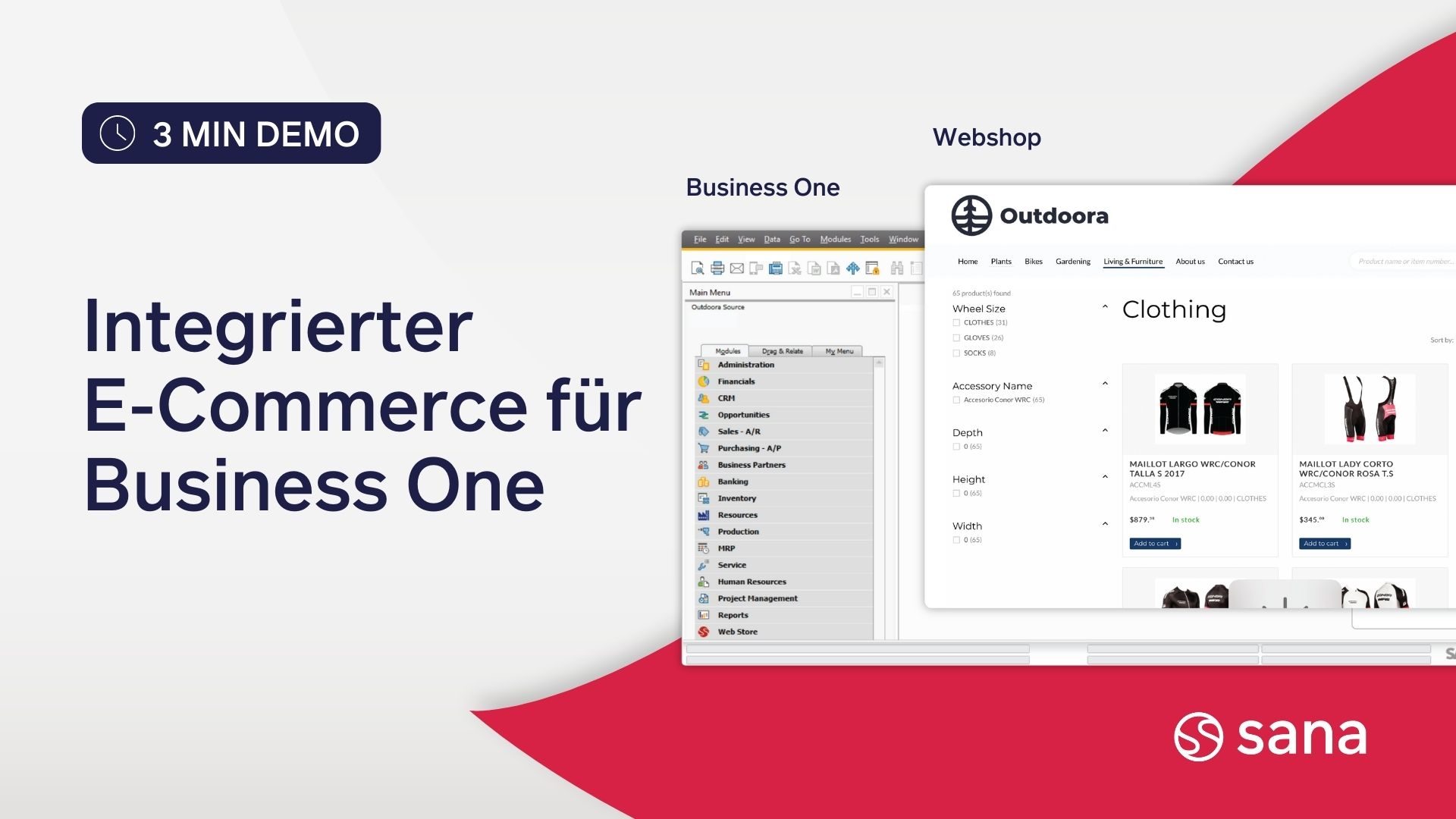 SAP Business One E-Commerce Demo Video