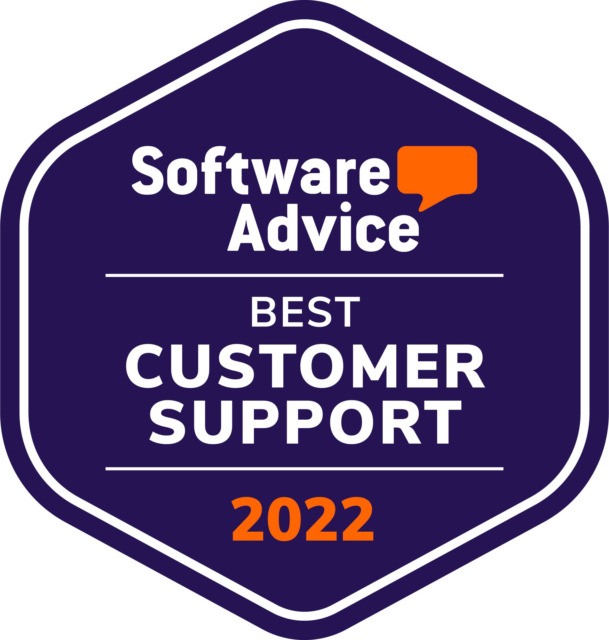 Badge Best Customer Support 2022
