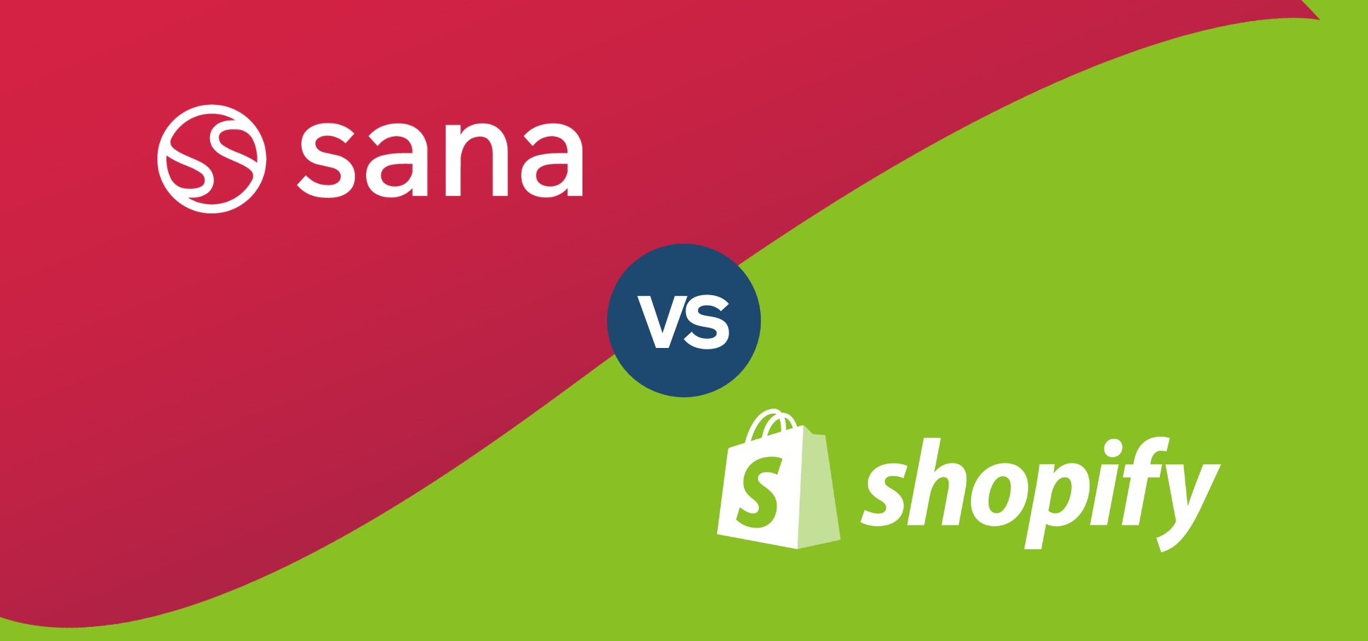 Sana Commerce vs Shopify Comparison Article Header Image