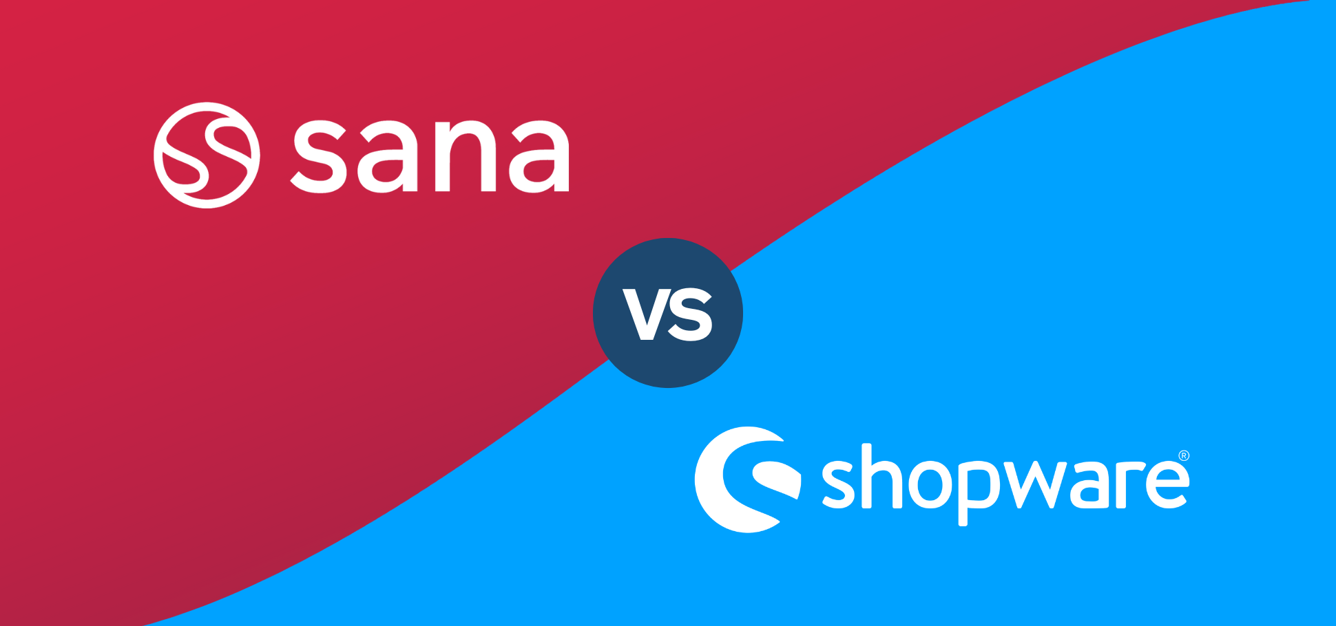 Sana Commerce vs Shopware Comparison Article Header Image