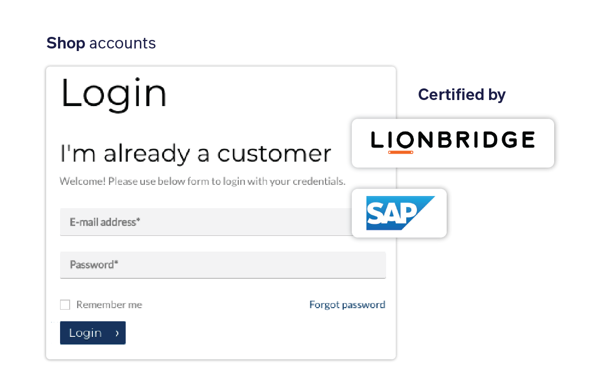 Secure e-commerce for SAP ERP - Sana Commerce Cloud - ERP-integrated e-commerce for SAP ERP