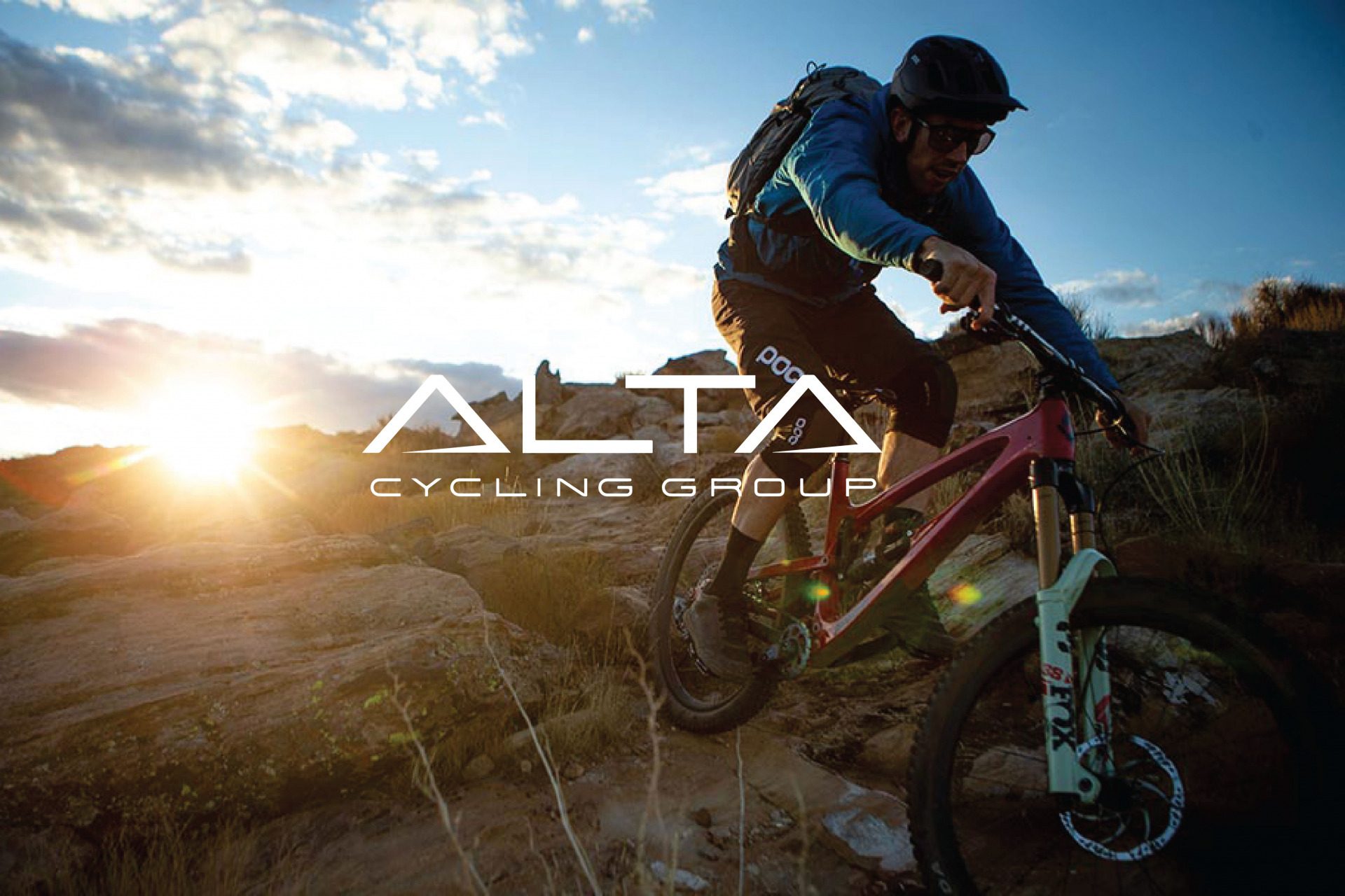 Man riding an Alta Cycling bicycle - Sana Commerce Case Study Alta Cycling Group