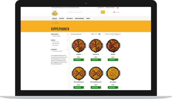 Best examples of web store displaying products