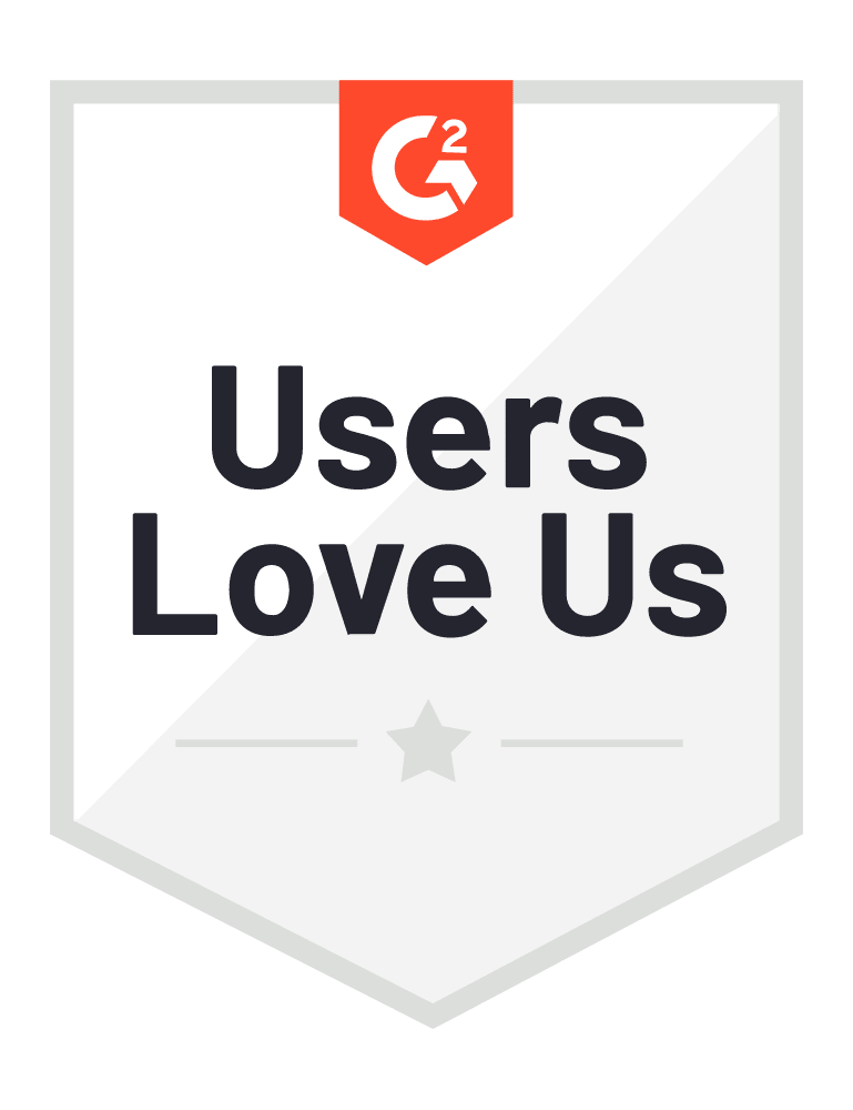 G2 badge - Sana Commerce users love us